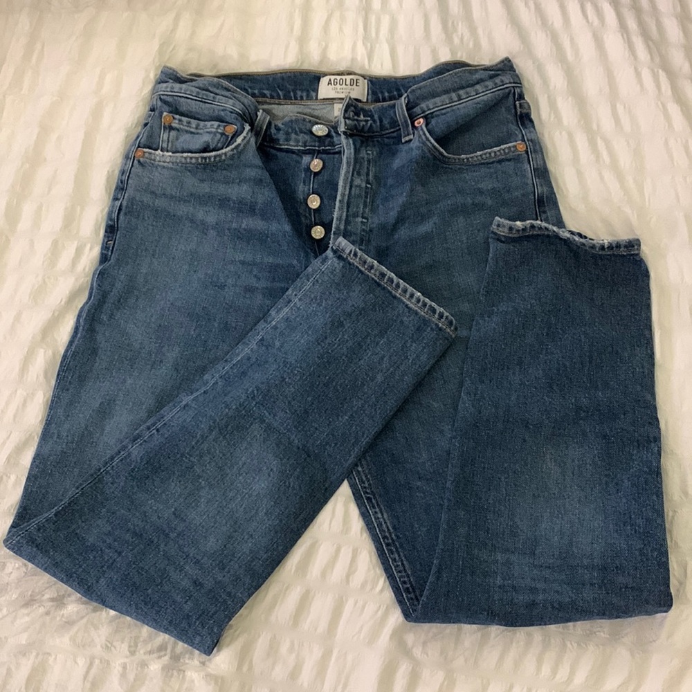 Agolde Nico Jean Skinny Button Fly